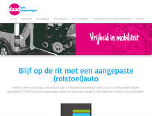 Tablet Screenshot of daadautoaanpassingen.nl
